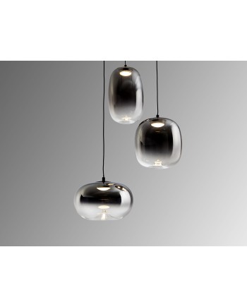 ONICE- LAMPARA 3L NEGRO-SMOKE D30